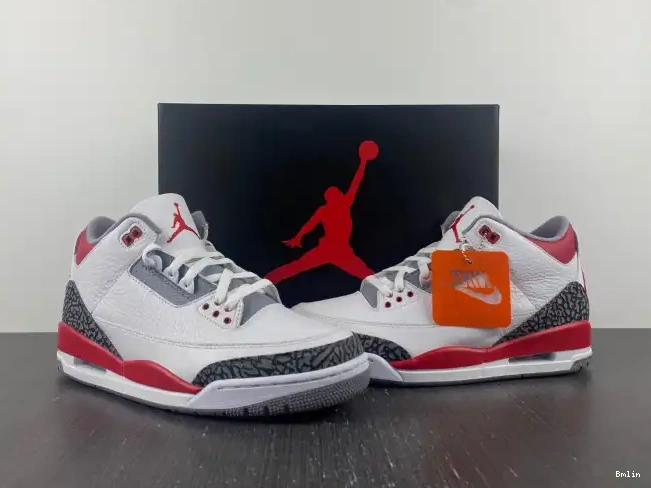 Bmlin Shoes Red Air 3 OG Jordan DN3707-160 Fire 0522